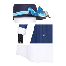 Laden Sie das Bild in den Galerie-Viewer, Vertin blau Uniform Reverse: 1999 Timekeeper Cosplay Outfit