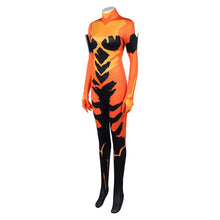Laden Sie das Bild in den Galerie-Viewer, Volcanikka orange Jumpsuit Invincible Volcanikka Cosplay Outfit
