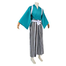 Laden Sie das Bild in den Galerie-Viewer, Wano Country Arc Usopp blau Kimono One Piece Usopp Cosplay Outfit