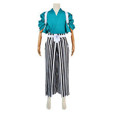 Laden Sie das Bild in den Galerie-Viewer, Wano Country Arc Usopp blau Kimono One Piece Usopp Cosplay Outfit