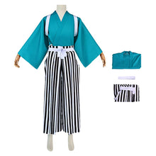 Laden Sie das Bild in den Galerie-Viewer, Wano Country Arc Usopp blau Kimono One Piece Usopp Cosplay Outfit