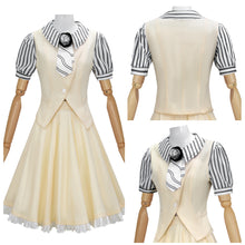 Laden Sie das Bild in den Galerie-Viewer, Wicked: For Good 2025 Glinda gelb Uniform Cosplay Kostüm