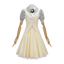 Laden Sie das Bild in den Galerie-Viewer, Wicked: For Good 2025 Glinda gelb Uniform Cosplay Kostüm