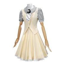 Laden Sie das Bild in den Galerie-Viewer, Wicked: For Good 2025 Glinda gelb Uniform Cosplay Kostüm
