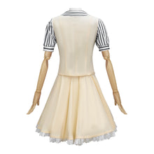 Laden Sie das Bild in den Galerie-Viewer, Wicked: For Good 2025 Glinda gelb Uniform Cosplay Kostüm