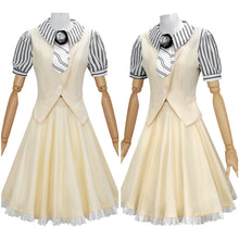 Laden Sie das Bild in den Galerie-Viewer, Wicked: For Good 2025 Glinda gelb Uniform Cosplay Kostüm