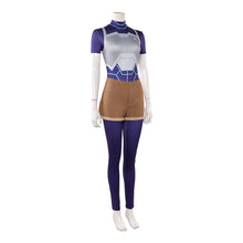 Laden Sie das Bild in den Galerie-Viewer, Zoe Thompson blau Kostüm Set Invincible Tech Jacket Cosplay Outfit