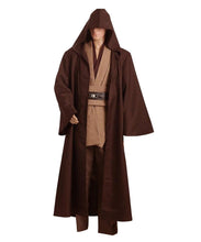 Laden Sie das Bild in den Galerie-Viewer, Star Wars Jedi Kenobi TUNIC Cosplay Kostüm Braun