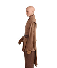 Laden Sie das Bild in den Galerie-Viewer, Star Wars Jedi Kenobi TUNIC Cosplay Kostüm Braun