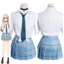 Laden Sie das Bild in den Galerie-Viewer, My Dress-Up Darling Marin Kitagawa Cosplay Kostüme Outfits Halloween Karneval Schuluniform