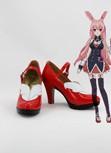 Laden Sie das Bild in den Galerie-Viewer, Problem Children are Coming from Another World, aren't They? Schwarz Kaninchen Rabbit Cosplay Schuhe Stiefel Maßgeschneiderte