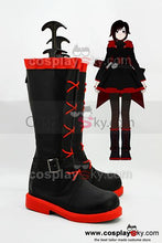 Laden Sie das Bild in den Galerie-Viewer, RWBY Rot Anhänger Ruby Cosplay Stiefel Schuhe