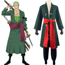 Laden Sie das Bild in den Galerie-Viewer, One Piece Roronoa Zoro Cosplay Halloween Karneval Kostüm