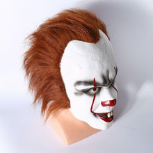 Laden Sie das Bild in den Galerie-Viewer, 2017 IT Film Pennywise The Clown Maske Cosplay Requisiten