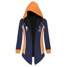 Laden Sie das Bild in den Galerie-Viewer, Haikyuu!! Volleyball!! Haikyuu Karasuno High School Nummer 1/10 Jacke mit Kaputze - cosplaycartde