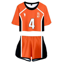 Laden Sie das Bild in den Galerie-Viewer, Volleyball!! Haikyuu Karasuno High School Shoyo Hinata Yuo Nishinoya Unform Cosplay Kostüm - cosplaycartde