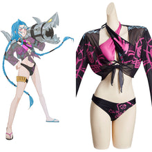 Laden Sie das Bild in den Galerie-Viewer, League of Legends LoL Jinx Originelle Badeanzug Erwachsene Ver.