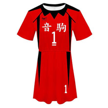 Laden Sie das Bild in den Galerie-Viewer, Haikyuu Nekoma High Schul NO.1 Kuroo Tetsuro Cosplay Kostüm Kleid für Damen Mädchen - cosplaycartde