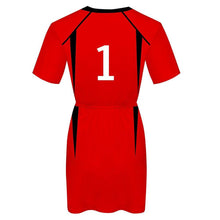 Laden Sie das Bild in den Galerie-Viewer, Haikyuu Nekoma High Schul NO.1 Kuroo Tetsuro Cosplay Kostüm Kleid für Damen Mädchen - cosplaycartde