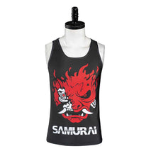 Laden Sie das Bild in den Galerie-Viewer, Cyberpunk 2077 Johnny Silverhand Weste Cosplay Kostüm Sommer T-Shirt