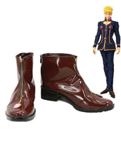 Laden Sie das Bild in den Galerie-Viewer, Jotaro Kujo JoJo's Bizarre Adventure: Golden Wind Giorno Giovanna Schuhe Cosplay Schuhe