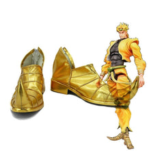 Laden Sie das Bild in den Galerie-Viewer, JoJo's Bizarre Adventure 3 Dio Brando Cosplay Schuhe Gold