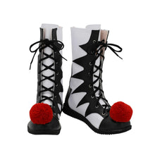 Laden Sie das Bild in den Galerie-Viewer, IT Es: Kapitel 2 Film Pennywise The Clown Outfit Cosplay Schuhe Stiefel Schwarz