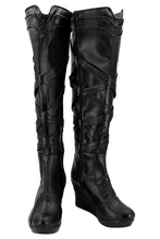Laden Sie das Bild in den Galerie-Viewer, Thor 3 Ragnarok Valkyrie Schuhe Cosplay Schuhe Stiefel Schwarz