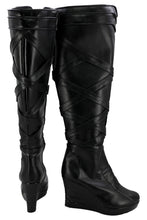 Laden Sie das Bild in den Galerie-Viewer, Thor 3 Ragnarok Valkyrie Schuhe Cosplay Schuhe Stiefel Schwarz