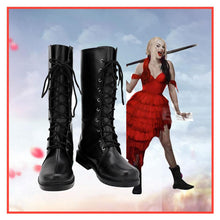 Laden Sie das Bild in den Galerie-Viewer, The Suicide Squad Harley Quinn Schuhe Cosplay Schuhe