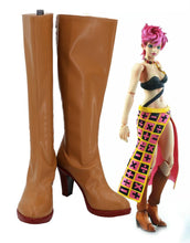 Laden Sie das Bild in den Galerie-Viewer, JoJo no Kimyō na Bōken JoJo’s Bizarre Adventure Trish Una Cosplay Stiefel Schuhe
