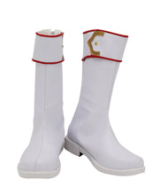 Laden Sie das Bild in den Galerie-Viewer, CCS Card Captor Sakura Shaoran Li Stiefel Cosplay Schuhe Weiß