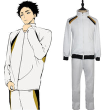 Laden Sie das Bild in den Galerie-Viewer, Haikyuu Fukurodani Academy Bokuto Koutarou &amp; Akaashi Keiji Jacke + Hose Trikot Jersey Volleyball Team Uniform Cosplay Kostüm Sportswear - cosplaycartde