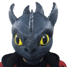 Laden Sie das Bild in den Galerie-Viewer, Film 2019 Drachenzähmen leicht gemacht 3 Die geheime Welt Toothless Latex Party Cosplay Maske