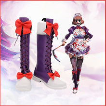 Laden Sie das Bild in den Galerie-Viewer, High-Rise Invasion Maid-fuku Kamen Dienstmädchen Stiefel Cosplay Schuhe