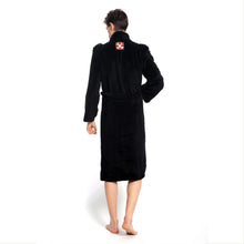 Laden Sie das Bild in den Galerie-Viewer, Resident Evil Umbrella Corporation Robe Bathrobe Bademantel Schwarz für Erwachsene Herren Männer Kostüm Gr. M/L
