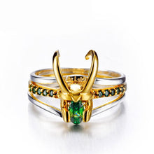 Laden Sie das Bild in den Galerie-Viewer, Ring für Loki 2021 Loki Ring 3tlg Ringe 925 Silber