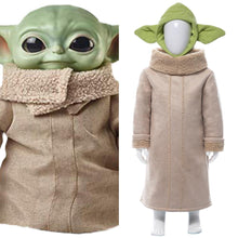 Laden Sie das Bild in den Galerie-Viewer, The Mandalorian Star Wars Yoda Baby Cosplay Kostüm Klein Baby
