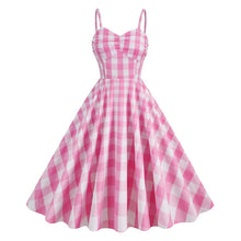 Laden Sie das Bild in den Galerie-Viewer, 2023 Film Barbie Margot Robbie Cosplay rosa Kleid Halloween Karneval Outfits Cosplay Kostüm