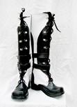Laden Sie das Bild in den Galerie-Viewer, Klassischen Weiß und Schwarz Stiefel Schuhe Maßgeschneiderte