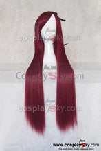 Laden Sie das Bild in den Galerie-Viewer, Puella Magi Madoka Magica Sakura Kyoko Cosplay Perücke Wine Rot 90cm