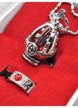 Laden Sie das Bild in den Galerie-Viewer, Puella Magi Madoka Magica Soul Gem Anhänger Halskette Ring
