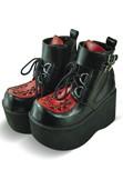 Laden Sie das Bild in den Galerie-Viewer, Punk &amp; Gothic heavy bottom Stiefel Schuhe 8cm Hochhackige