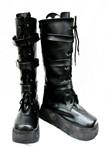 Laden Sie das Bild in den Galerie-Viewer, Punk Schnalle Schwarz heavy-bottomed Stiefel Maßgeschneiderte Cosplay Schuhe