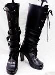 Laden Sie das Bild in den Galerie-Viewer, Punk Queen Schwarz Stiefel Schuhe Hochhackige Maßgeschneiderte Cosplay
