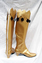 Laden Sie das Bild in den Galerie-Viewer, Sailor Moon Cosplay Stiefel Schuhe Golden Gelb