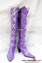 Laden Sie das Bild in den Galerie-Viewer, Sailor Moon Tomoe Hotaru Cosplay Stiefel Schuhe Lila