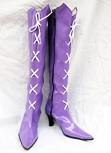 Laden Sie das Bild in den Galerie-Viewer, Sailor Moon Tomoe Hotaru Cosplay Stiefel Schuhe Lila