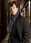 Laden Sie das Bild in den Galerie-Viewer, Sherlock Holmes Navy Blau Wolle Halstuch
