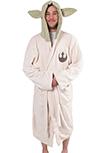 Laden Sie das Bild in den Galerie-Viewer, Star Wars Yoda Jedi Ears Fleece Bathrobe Hooded Robe Kostuem Erwachsene Größe